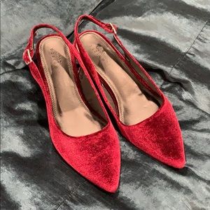 ASOS NWOT Velvet Heels
